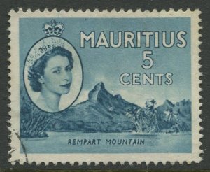 STAMP STATION PERTH Mauritius #254 QEII Definitive Issue FU 1953-1954