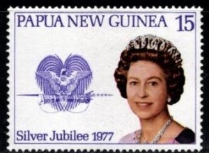 Papua New Guinea - #462 Queen Elizabeth II Silver Jubilee- Unused NG