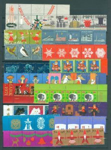 Denmark. 1961-2008. Lot 49 Diff. Row. MNH, Complete. Christmas Seals.