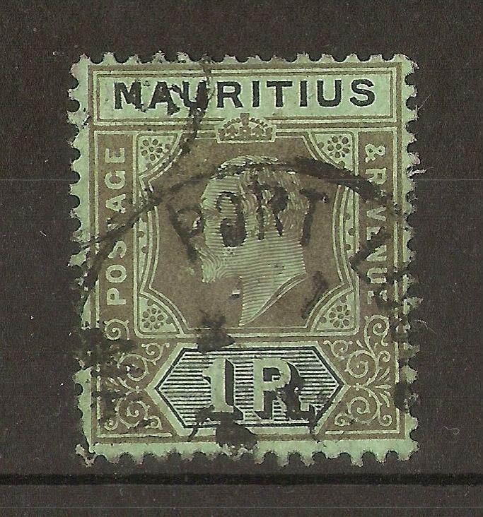 Mauritius 1910 1R SG192 Fine Used cat £21