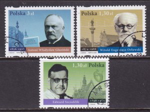 Poland 2006 Sc 3831-3 Internal Medicine Society Centenary Stamp CTO H