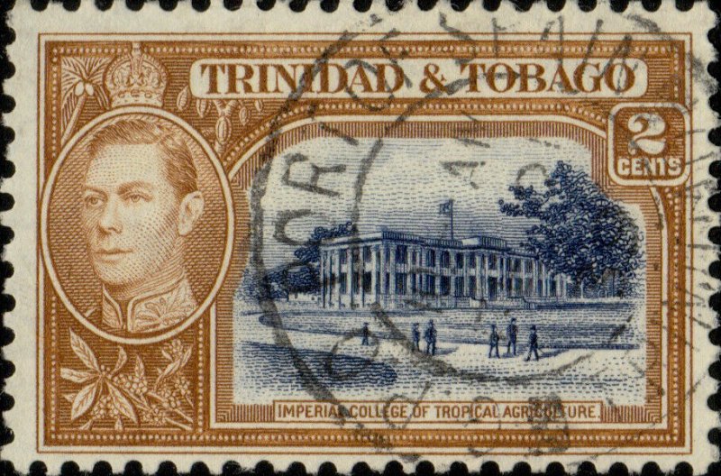 TRINIDAD & TOBAGO 1939 G.P.O. PORT OF SPAIN / TRINIDAD DS on SG247 - Ref.832i