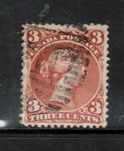 Canada #25ii Very Fine Used With Halifax H Cancel