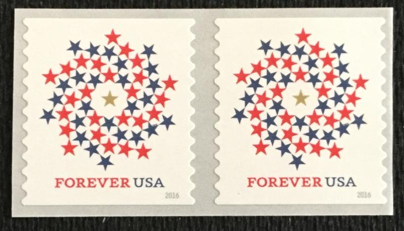 US #5130 MNH Coil Pair Patriotic Spiral