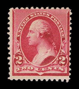 STUNNING GENUINE SCOTT #219D LAKE COLOR MINT OG NH SCV $550 - PRICED TO SELL.