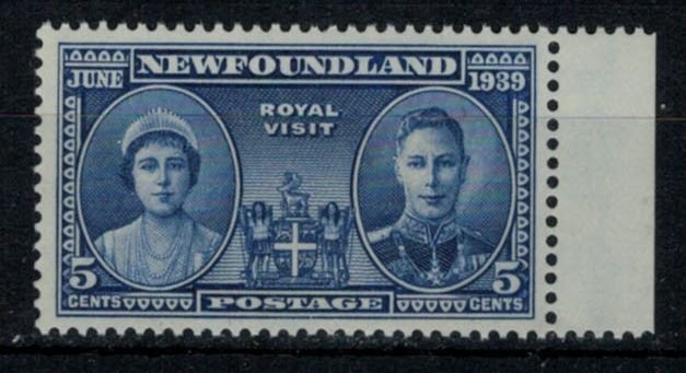 Newfoundland 1939 UN249 KGVI Royal Visit - MNH