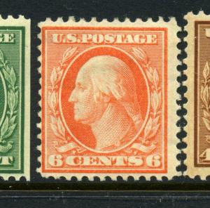 Scott#336 var Mint w/Vertically Ribbed Paper  with PSAG Cert (Stock #336-c1)