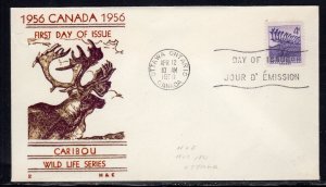 Canada #360 Wildlife FDC H & E Cachet c432