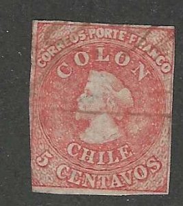 Chile 9c  Used  SC:$27.50