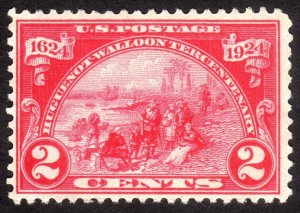 1924, US 2c, Walloons Landing, MNG, Sc 615