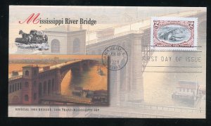 US 3209b 1898 Trans-Mississippi Reissue - 2c UA Fleetwood cachet FDC
