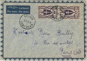 44785 - CAMEROUN  Cameroon - POSTAL HISTORY -  Airmail COVER from DOUALA 1946