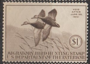 U.S. Scott #RW7 Duck Stamp - Mint Single - IND