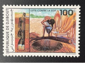 1995 Djibouti Mi. 610 Lutte contre la thirst water extraction water camel camel camel-