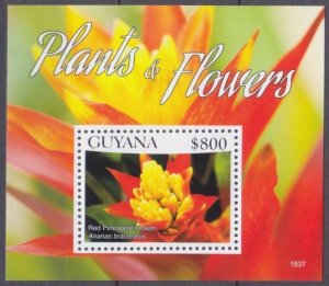 2016 Guyana 9192/B951 Flowers 9,00 €