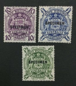 MOMEN: AUSTRALIA SC #224bs-ds SPECIMEN MINT OG NH LOT #192103-994