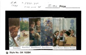 Great Britain, Postage Stamp, #1771-1775 Mint NH, 1997 Enid Blyton (AC)