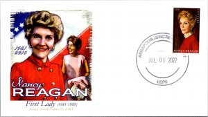 ACE FDC 2022 Nancy Reagan, First Lady - Annapolis Junction - Single - D155