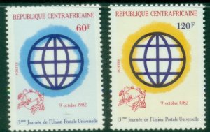 Central African Republic 1982 UPU Day MUH