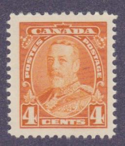 Scott #220 - Mint hinged - King George V