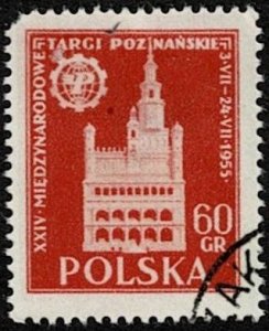 1955 Poland Scott Catalog Number 683 Used