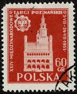 1955 Poland Scott Catalog Number 683 Used