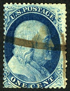 U.S. #24 USED PEN CANCEL