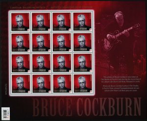 Canada 2480 Sheet MNH Bruce Cockburn, Music