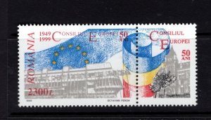 Romania  #4298 (1999 Council of Europe issue with label) VFMNM CV $0.60