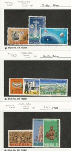 Nigeria, Postage Stamp, #175-183 Mint NH, 1965, JFZ