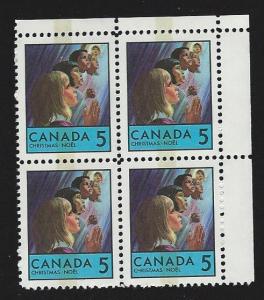 Canada corner block mnh  Unitrade # 502p Winnipeg tagging