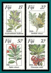 Fiji 1984 Flowers (series 2), MNH #505-508,SG680-SG683