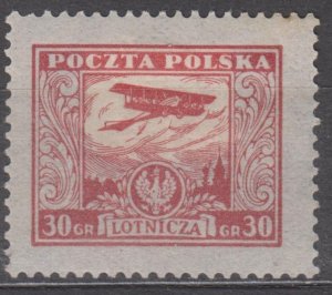 Poland Scott #C8 1925 MH
