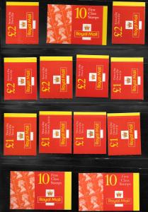 Great Britain  Assorted Complete Booklets  Mint NH