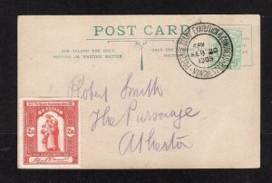 1909 PHILATELIC CONGRESS CANCEL ON POSTCARD