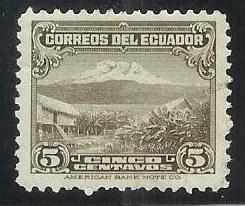 Ecuador 321 5c Landscape used