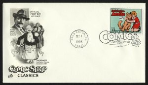 #3000j 32c Little Orphan Annie, Art Craft FDC **ANY 5=FREE SHIPPING**