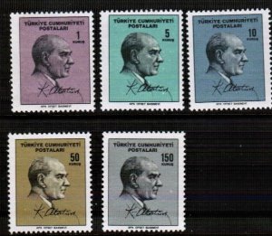 1965 - TURKEY - ATATURK - UMM - SINGLE SET