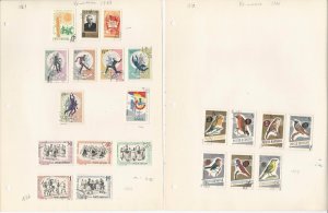 Romania Collection 1966-1969  on 17 Pages, All Different