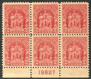 680 VF OG NH, Bottom plate, nice and fresh! pb2189