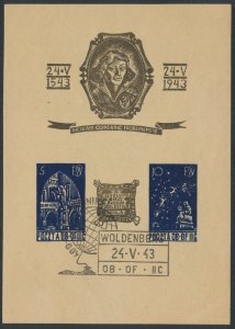 Poland Woldenberg Camp Mail - Fischer # Wold Blok 4 - 1943 Issue  Copernicus