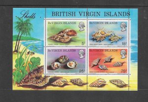 SHELLS - BRITISH VIRGIN ISLANDS #277a  MNH