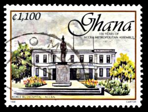 Ghana 2057, used, Korle Bu Hospital in Accra