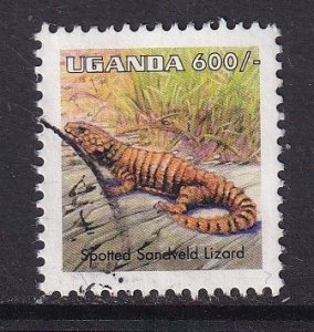 Uganda  #1551  used 1998 lizard 600sh
