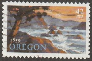 USA, stamp, scott#4376,  used, hinged,  Oregon