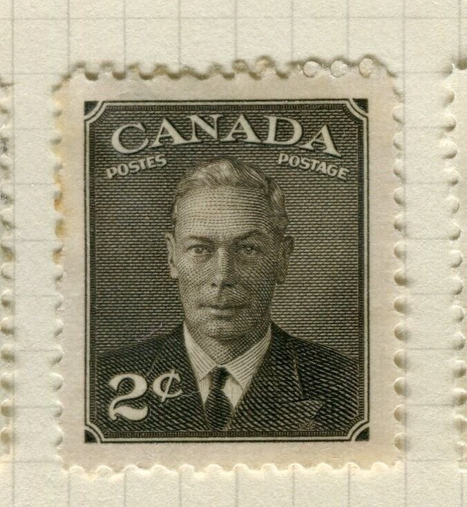 CANADA; 1949- early GVI issue Mint hinged 2c. value