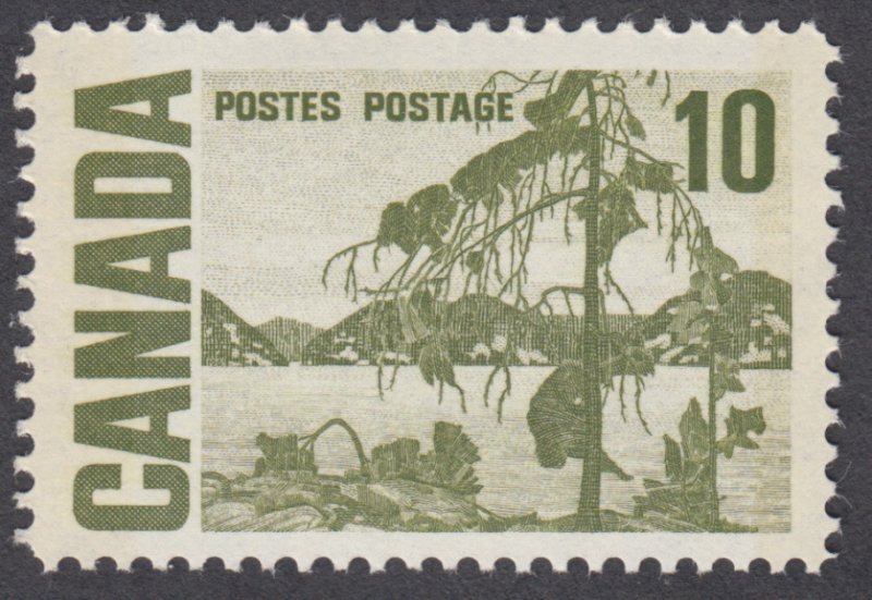 Canada - #462p - 10c Centennial Issue Jack Pine, W2B Tagged, DEX Gum - MNH