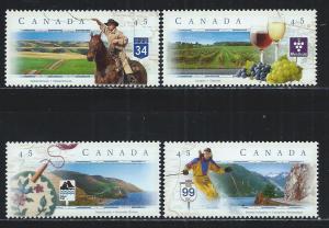 CANADA SC# 1650-53 VF/MNH 1997