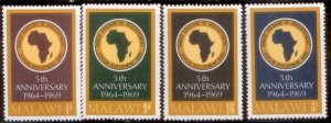 Malawi 1969 SC# 118-21 MNH-OG E28