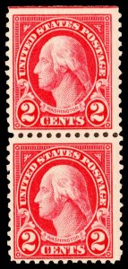 United States Scott 554 Mint never hinged with one straight edge.